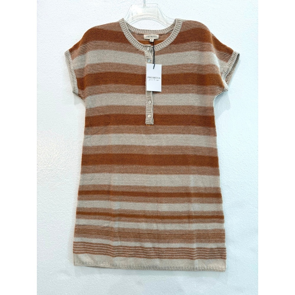 NWT Promesa Stripe Knit Mini Sweater‎ Dress Size Small